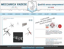 Tablet Screenshot of meccanicavadese.com